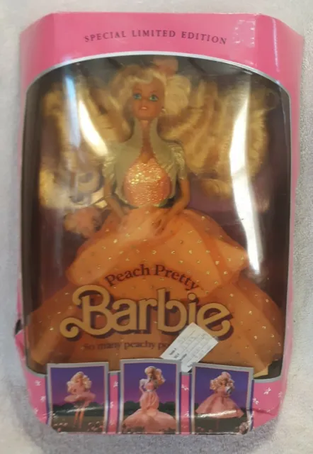 Peach Pretty Barbie Special Limited Edition 1989 Mattel 4870 NRFB