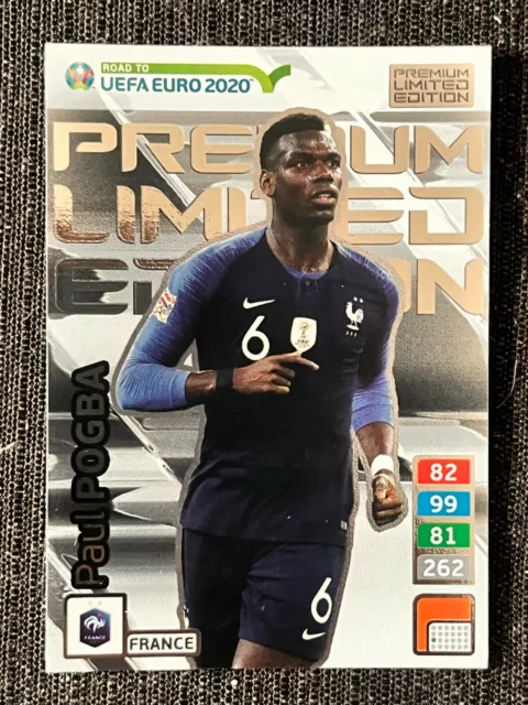 Panini Adrenalyn Xl Road To Euro 2020 Paul Pogba France Premium Limited Edition