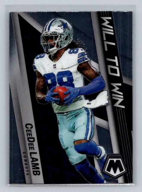 2022 Panini Mosaic Will to Win CeeDee Lamb Dallas Cowboys #WW-18