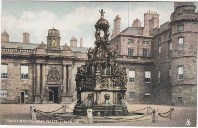 Fountain At Holyrood Palace, EDINBURGH, Midlothian