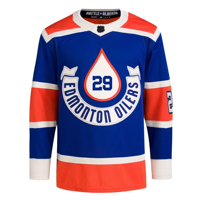 adidas Edmonton Oilers NHL Men's Climalite Authentic Team Hockey Jersey :  Sports & Outdoors 