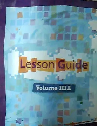 Lesson Guide Volume IIIA