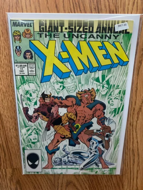 Uncanny X-Men vol.1 Annual #11 1987 High Grade 9.0 Marvel Comic Book B97-36