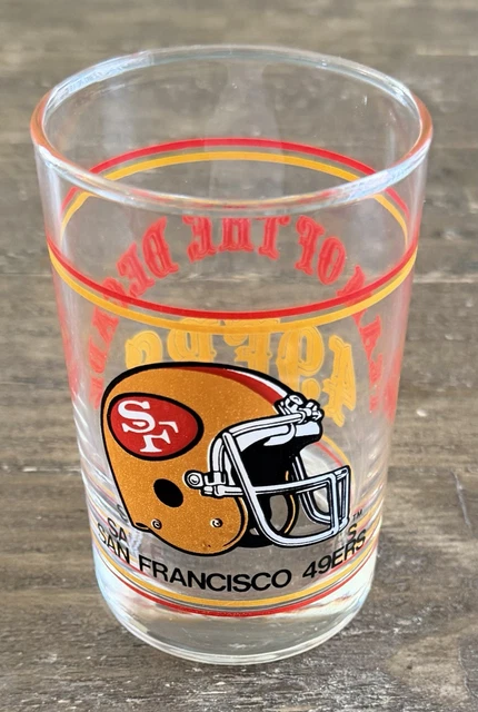 49ERS 14 OZ 1980's Vintage MOBIL promotional Drinking Glasses $24.22 -  PicClick CA