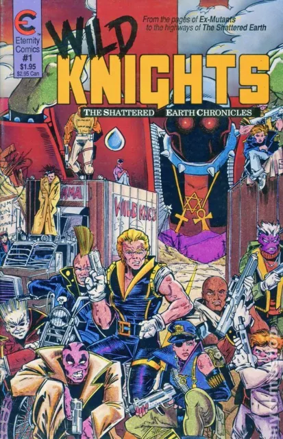 Wild Knights Shattered Earth Chronicles #1 FN 1988 Stock Image
