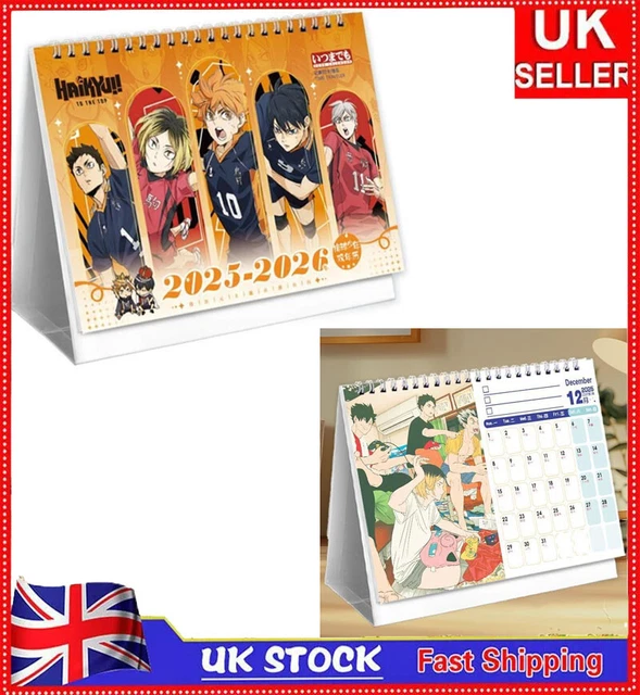 20252026 HAIKYU ADVENT Calendar Manga Biennial Table Calendar Calendar