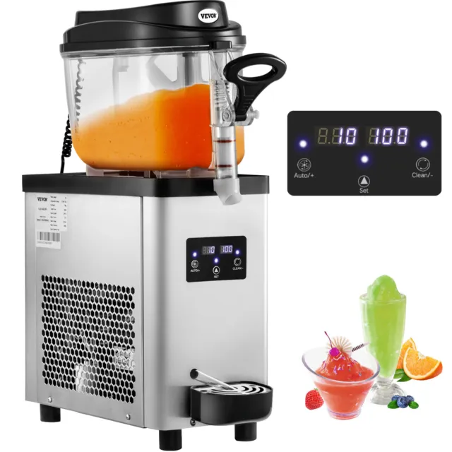 VEVOR Commercial Slush Machine 6L Frozen Drink Daiquiri Slushy Machine 1.6 Gal