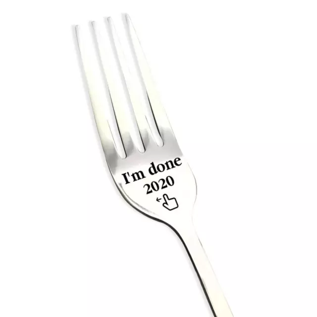 I forking love you Engraved Fork Best Present For Husband New H4 F9 Family J3R1