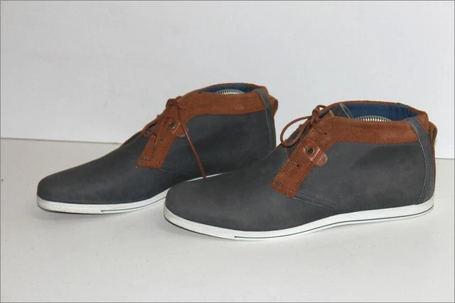 COMPTOIR GL DERBY Montants Lacets Cuir Gris Marron T 39 TTBE EUR