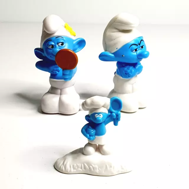 Smurfs 3x Mcdonalds Happy Meal Toy 2013