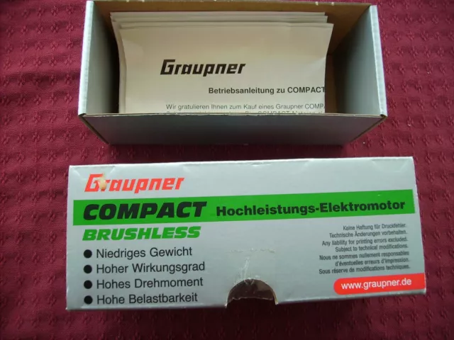 Graupner Compact 235 Brushless Motor 7,2V Nennspannung