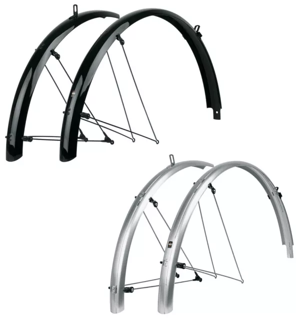 SKS Bluemels Basic 28" Fahrrad-Schutzblechset für vorne & hinten aus Kunststoff