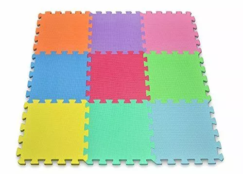 Matney Foam Mat Puzzle Pieces Play Mat Set - Great for Kids to Learn and Play -