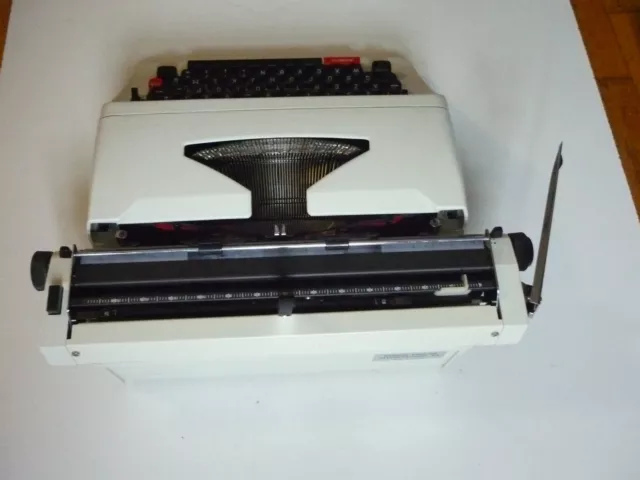 Machine à écrire ancienne HERMES PRECISA 305 dans sa mallette,TBE,port gratuit ! 3