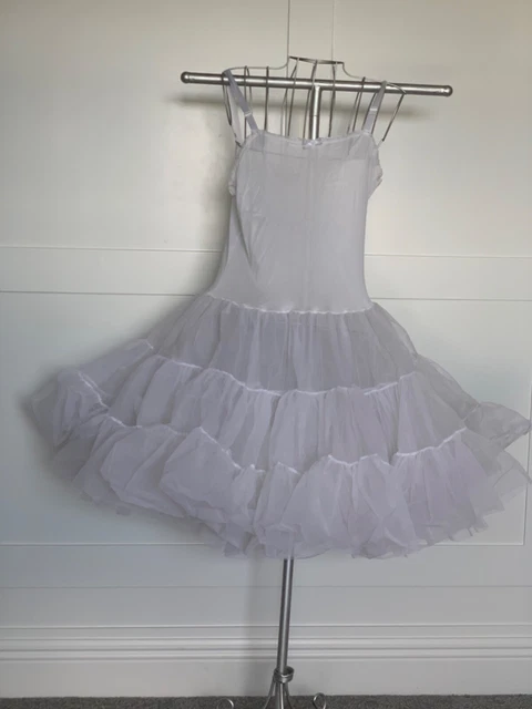 Storybook Heirlooms Mid Slip Double Nylon Tulle Crinoline White Girl’s Size 12