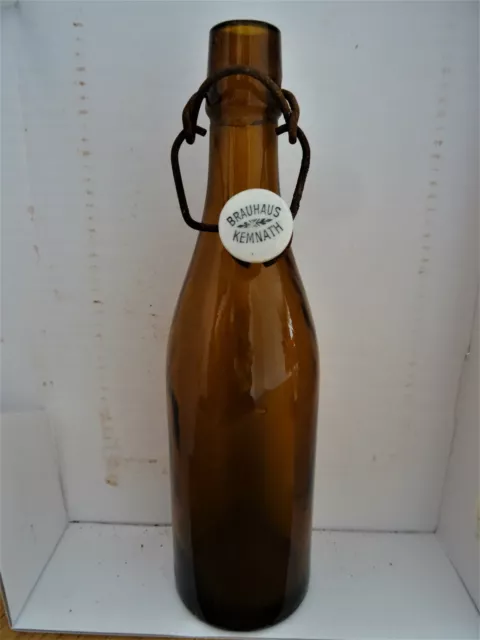 Sehr alte Bier Flasche 0,5l Brauhaus Kemnath - Dachbodenfund - Rar