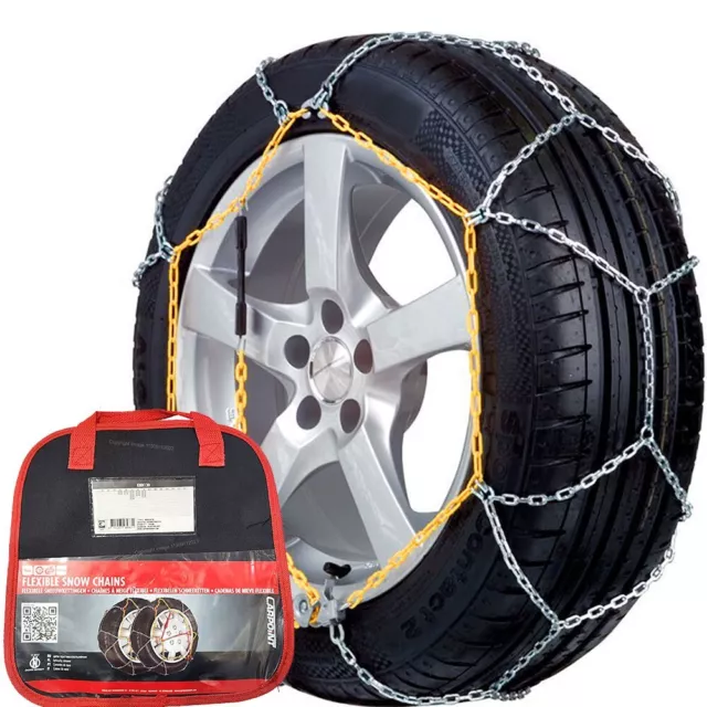 Universal Anti-slip Car Snow Mud Chain Wheel Tyre Tire Steel Emergency Anti  Skid Snow Chains