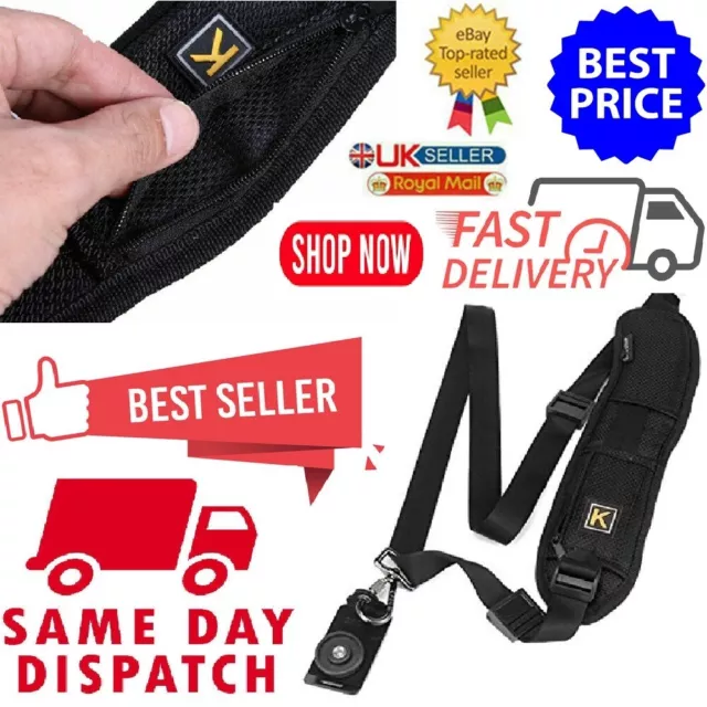 Quick Sling Camera Single Shoulder Belt Strap SLR DSLR Cameras Canon Sony Nikon