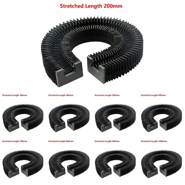 Tube Souple Protecteur Uxcell 30mm X 500mm Pour Vis à Bille De Machine-Outil