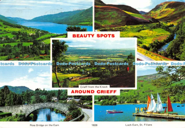 D017296 Beauty Spots Around Crieff. Hail Caledonia. Whiteholme. 1987. Multi View