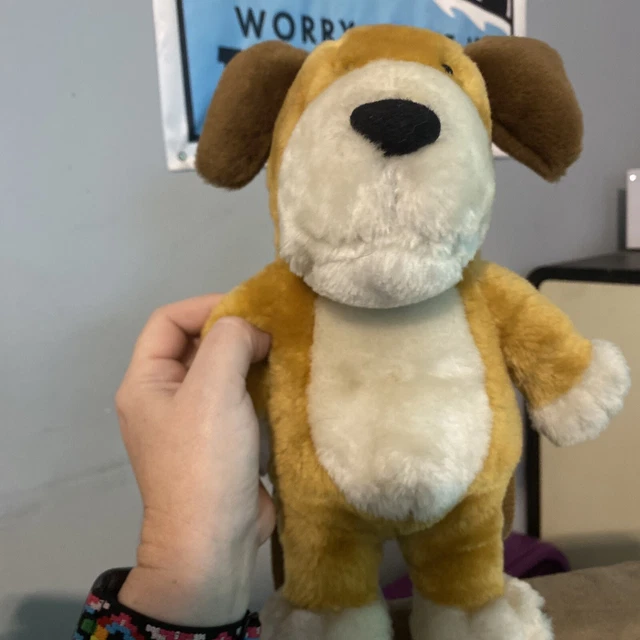 Kipper The Dog  Plush Backpack Bag Stuffed Toy Vintage Rare