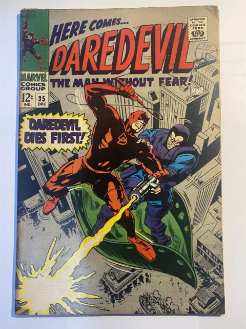 DAREDEVIL #35 Silver Age Gene Colan Marvel Comics 1967 VG/FN
