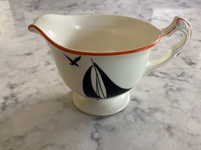 Vintage Nautical Theme Creamer  ( Marked Classic Satin 497-E- 10 )