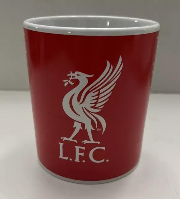 Liverpool FC Red White Soccer Football Fan Gift Mug Dots LFC Official 2016