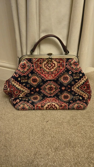 VINTAGE CARPET BAG (Made By Rougham Suffolk England) £30.00