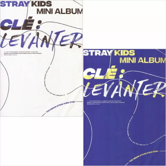 STRAY KIDS [CLE:LEVANTER] Album NORMAL 2 Ver SET 2CD+3 Photo Book+6 Card SEALED