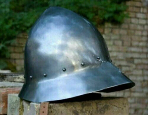 Helm Mittelalterlicher Kesselhut "Torino" Stil Helm 1,2 mm Stahl, Kesselhut...
