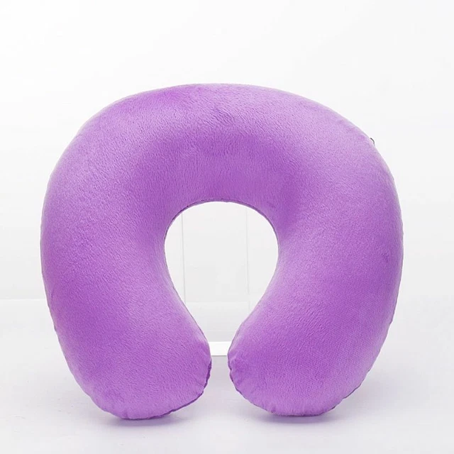 Travel U-shaped Pillow Inflatable Neck Pillow Car Head Neck Rest Air Cushion NEW 3