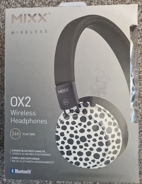 MIXX AUDIO OX1 On ear Stereo Foldable Headphones 2 Yr Warranty
