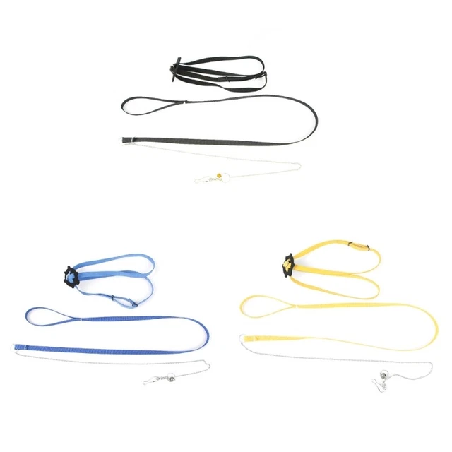 Reptile Harness and Leash Adjustable Anti-bite for Bearded Dragon Lizard for Tur