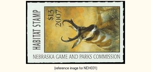 +SALE+ Nebraska Habitat 2007 $13.00 Antelope