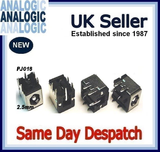New Gateway  S-7200N, S-7500N, S-7510N, S-7700N, S-7710N PJ018 2.5mm DC Jack