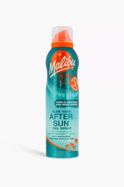 Malibu Soothing Aloe Vera Moisturising After-Sun Continuous Gel Spray 175Ml