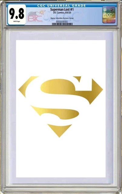 Superman Lost #1 CGC 9.8 Graded PREORDER Gold Foil Variant Cover DC Comics 2023