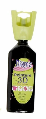 Pintura Diam's 3D 37ML Brillante Negro