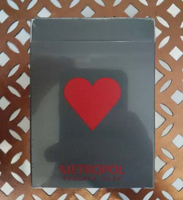 Metropol Cardistry Trainer Deck Dex Hearts neu & versiegelt Plastikkarten