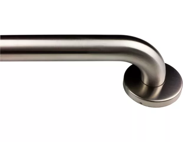 4x SAFETY RAIL 450mm GRAB BAR STAINLESS STEEL PULL HANDLE HAND BATHROOM HANDRAIL 3