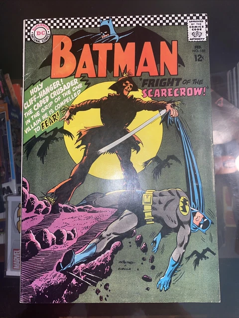 Batman #189 VG- 1st  Appearance of Silver Age Scarecrow! DC Comics 1967