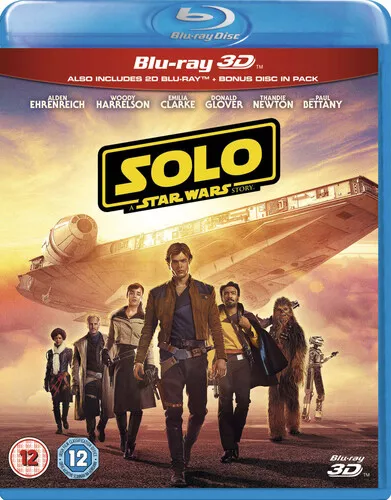 Solo - A Star Wars Story Blu-Ray (2018) Alden Ehrenreich, Howard (DIR) cert 12