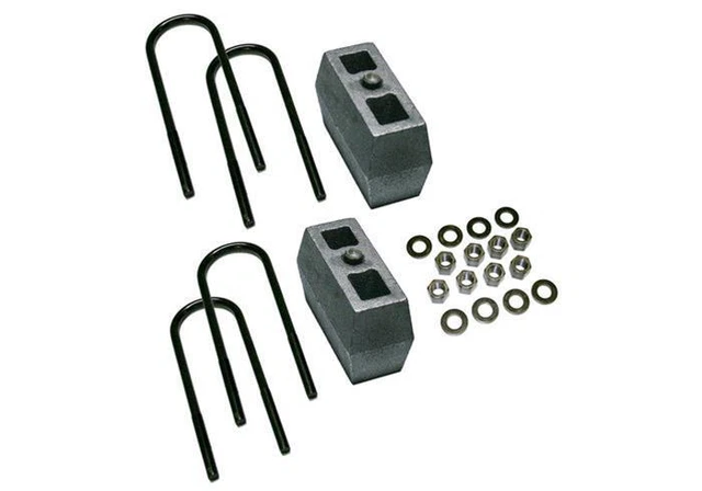 Superlift Lift Blocks/U-Bolts Cast Iron 4" Lift Rear Chevy Pickup RWD/4WD Kit