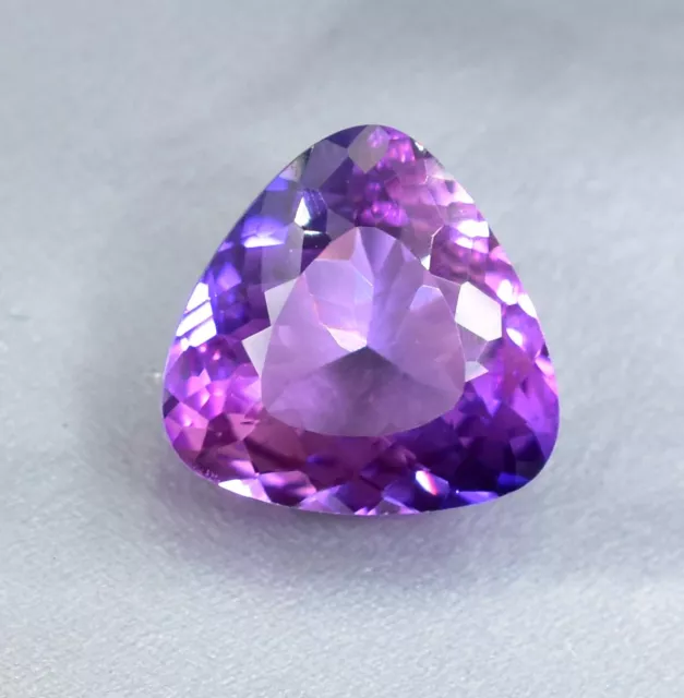 AAA+ 9.00 Ct Natural Purple & Blue Taaffeite Trillion Cut Gemstone GIT Certified