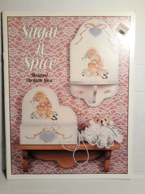 Libro artesanal de pintura de tole vintage Sugar 'N Spice (A4)