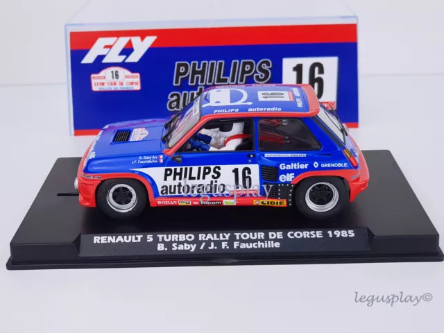 Slot car Scalextric Fly A2045 - Renault 5 Turbo #16 Rally Tour de Corse 1985 3