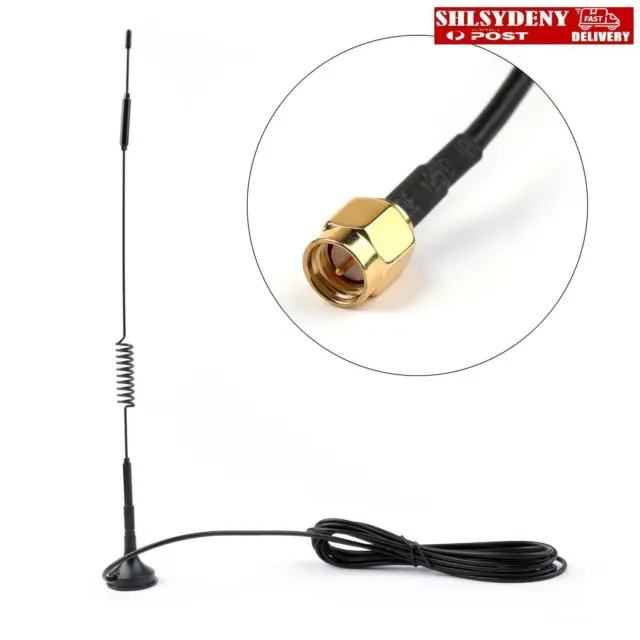 7dBi 4G LTE Antenna 3m Cable SMA Male Magnetic Base Wireless Signal Booster 50W