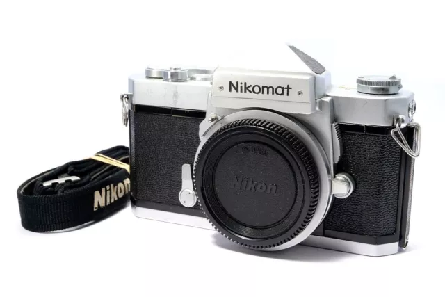 [ EXC ] Nikon Nikomat Silver 35mm Película Solo Carcasa de la Cámara Japón