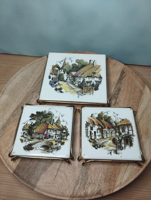 Ensemble De Dessous De Plat En Forme D'arbre En Bois, Sous-verres Antidérapants Pour Boissons Chaudes, Décoration De Cuisine - Maison